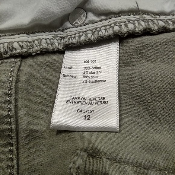 Calvin Klein Jeans Ankle Length Size 12 Sage Green - Picture 4 of 8